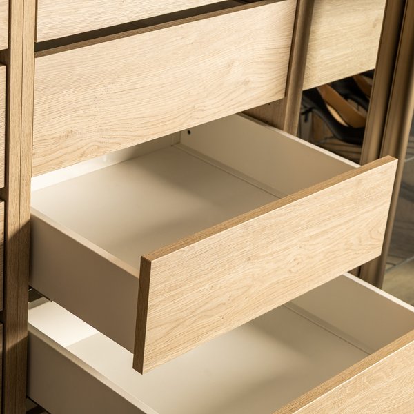 Oak interior finish